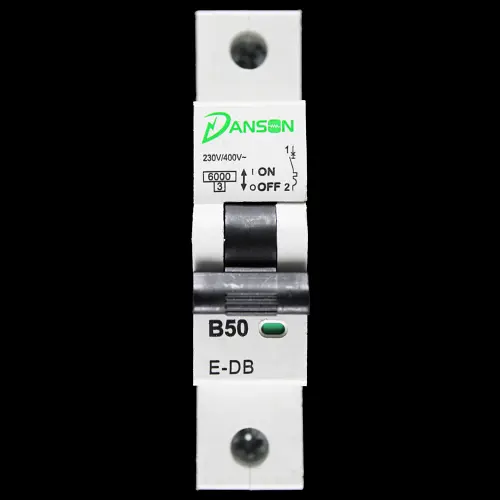 DANSON 50 AMP CURVE B 6kA MCB CIRCUIT BREAKER E-DB