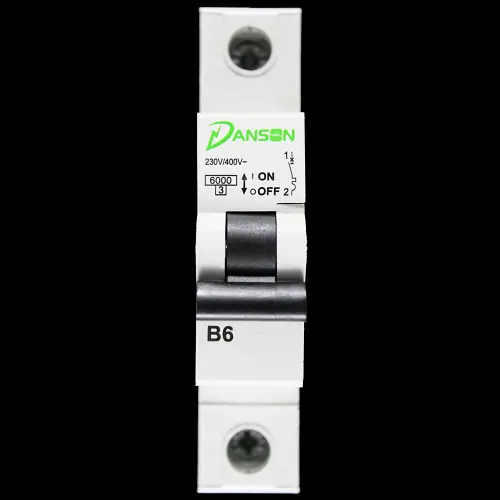 DANSON 6 AMP CURVE B 6kA MCB CIRCUIT BREAKER