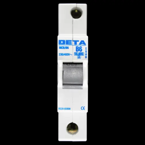 DETA 6 AMP CURVE B 10kA MCB CIRCUIT BREAKER MCB/B6