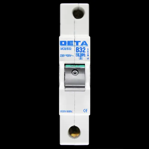 DETA 32 AMP CURVE B 10kA MCB CIRCUIT BREAKER MCB/B32