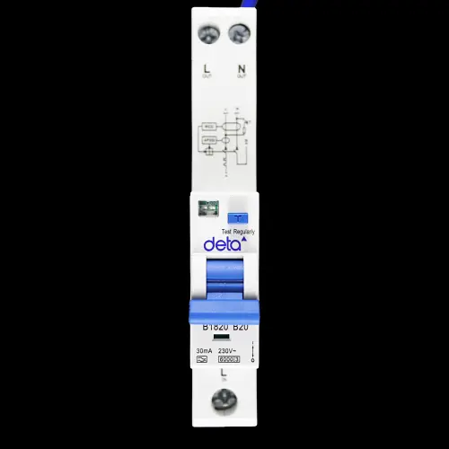 DETA 20 AMP CURVE B 6kA 30mA AFDD RCBO TYPE A B1820