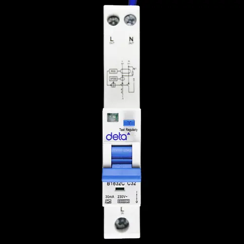 DETA 32 AMP CURVE C 6kA 30mA AFDD RCBO TYPE A B1832C