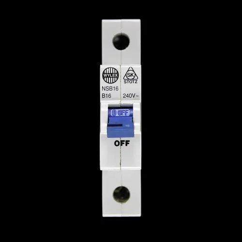 WYLEX 16 AMP CURVE B 6kA MCB CIRCUIT BREAKER STOTZ NSB16 NSB