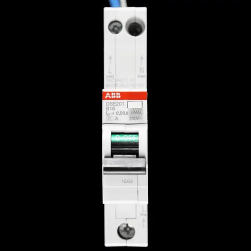 ABB 16 AMP CURVE B 6kA 30mA RCBO TYPE A 2CSR255151R1165 DSE201