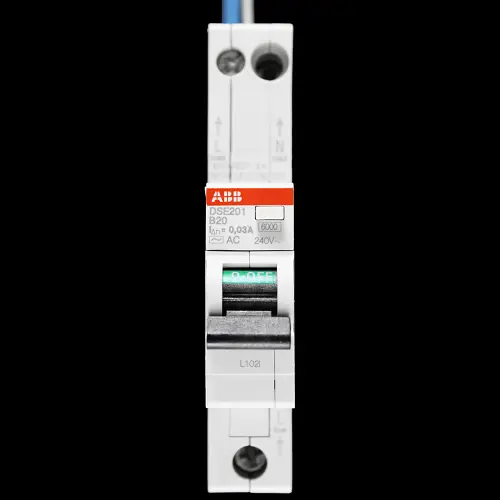 ABB 20 AMP CURVE B 6kA 30mA RCBO TYPE AC DSE201 2CSR255051R1205