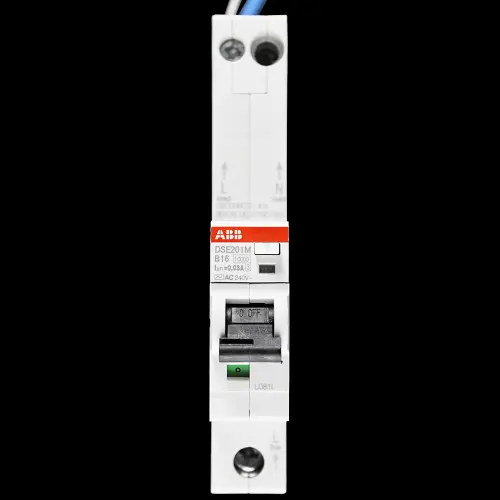 ABB 16 AMP CURVE B 10kA 30mA RCBO TYPE AC 2CSR275051R1165 DSE201 M