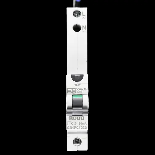 DORMAN SMITH 10 AMP CURVE C 10kA 30mA RCBO TYPE AC GR1PC1030