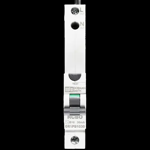 DORMAN SMITH 10 AMP CURVE B 10kA 30mA RCBO TYPE AC GR1PB1030