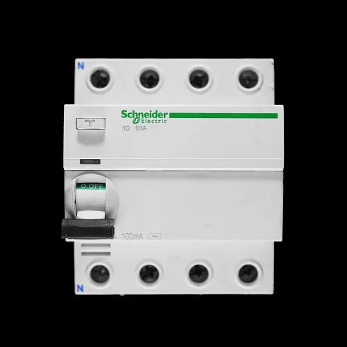 SCHNEIDER 63 AMP 100mA FOUR POLE RCD TYPE AC iID A9R12463