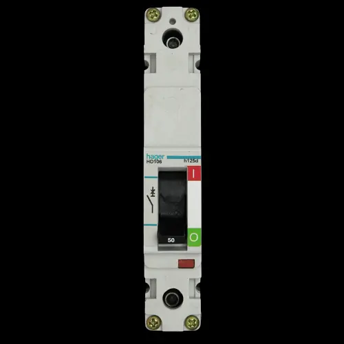 HAGER 50 AMP 16kA MCCB H125D HD106 314106