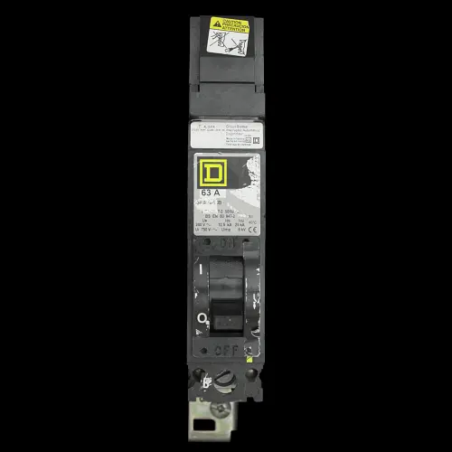 SQUARE D 63 AMP 12.5kA MCCB SFA1063B