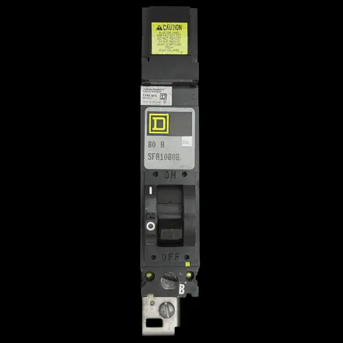SQUARE D 80 AMP 25kA MCCB SERIES 2 SFA1080B