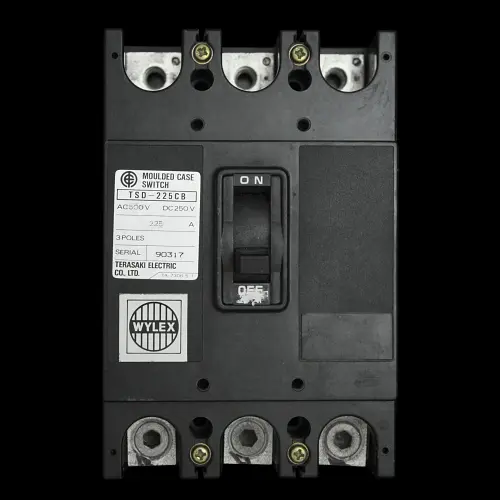 WYLEX 225 AMP TRIPLE POLE MCCB TSD-225CB
