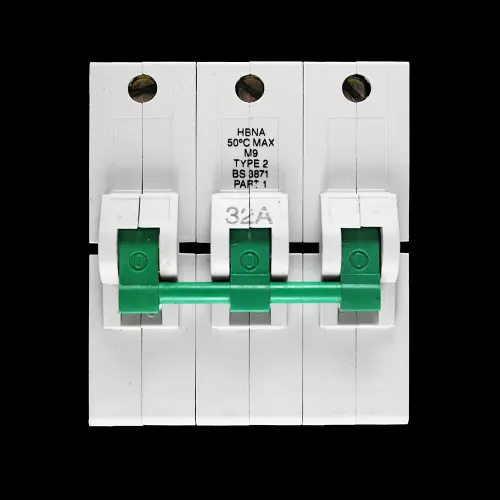 FEDERAL 32 AMP TYPE 2 M9 TRIPLE POLE MCB CIRCUIT BREAKER STAB-LOK HBNA