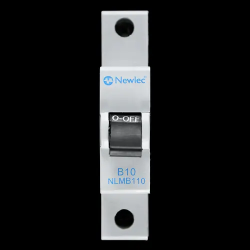 NEWLEC 10 AMP CURVE B 6kA MCB CIRCUIT BREAKER NLMB110