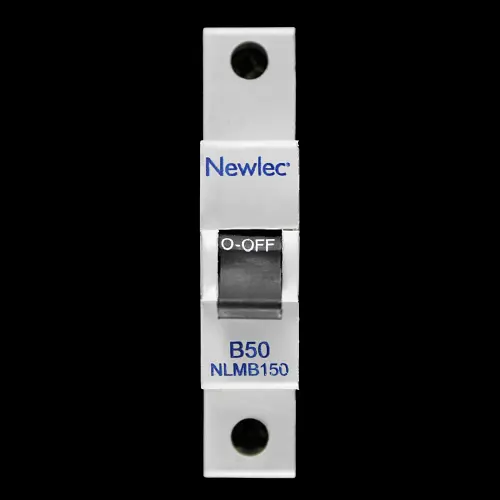 NEWLEC 50 AMP CURVE B 6kA MCB CIRCUIT BREAKER NLMB150