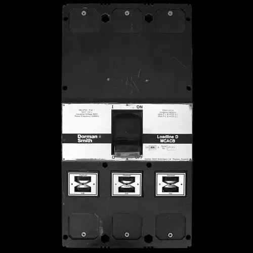 DORMAN 800 MCCB TRIPLE POLE 35kA LOADLINE TYPE D LLBD800