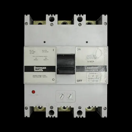 DORMAN SMITH 800 AMP 32kA TRIPLE POLE MCCB LOADLINE TYPE CA