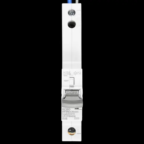 DORMAN 6 AMP CURVE B 10kA 30mA RCBO TYPE AC KR1PB0630