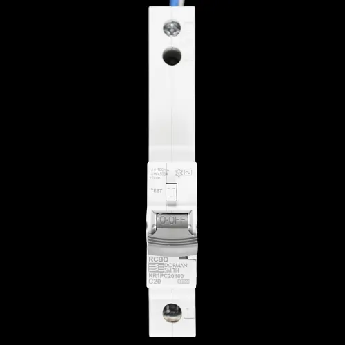DORMAN 20 AMP CURVE C 10kA 100mA RCBO TYPE AC KR1PC20100