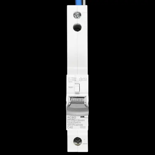DORMAN 40 AMP CURVE C 10kA 100mA RCBO TYPE AC KR1PC40100