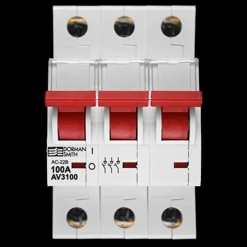 DORMAN 100 AMP TRIPLE POLE MAIN SWITCH DISCONNECTOR AC-22B AV3100