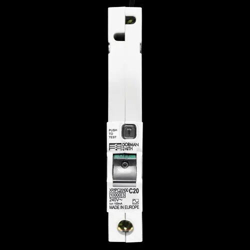 DORMAN 20 AMP CURVE C 10kA 100mA RCBO TYPE A XR1PC20100