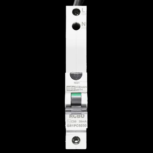 DORMAN 50 AMP CURVE C 10kA 30mA RCBO TYPE AC GR1PC5030