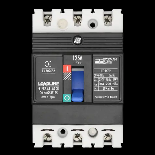DORMAN 125 AMP 25kA TRIPLE POLE MCCB LOADLINE GN3P125
