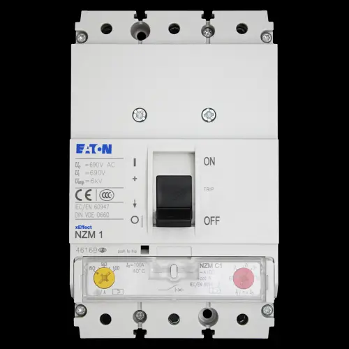 EATON 100 AMP 36kA TRIPLE POLE MCCB NZM1 NZMC1-A100