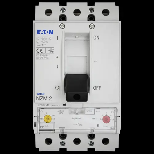 EATON 125 AMP 50kA TRIPLE POLE MCCB NZM2 NZMN2-A125