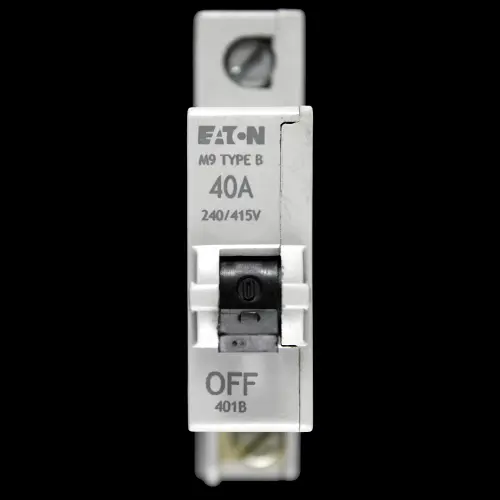 EATON 40 AMP CURVE B M9 MCB CIRCUIT BREAKER 401B