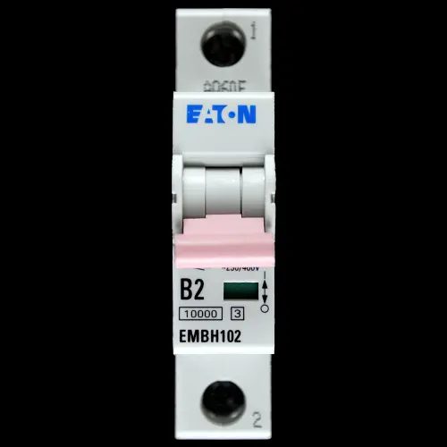 EATON 2 AMP CURVE B 10kA MCB CIRCUIT BREAKER EMBH102