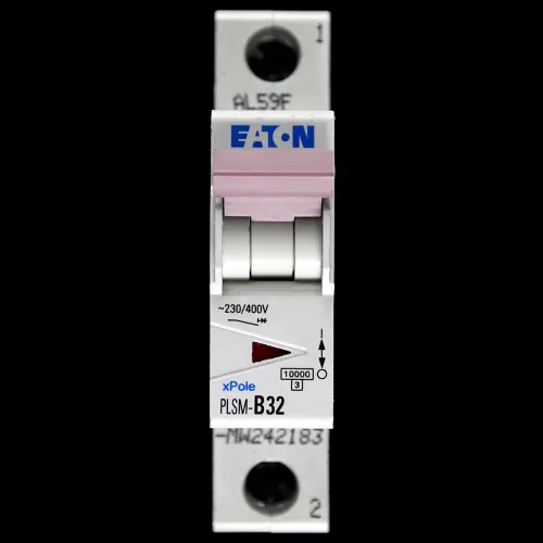 EATON 32 AMP CURVE B 10kA MCB CIRCUIT BREAKER XPOLE PLSM-B32-MW