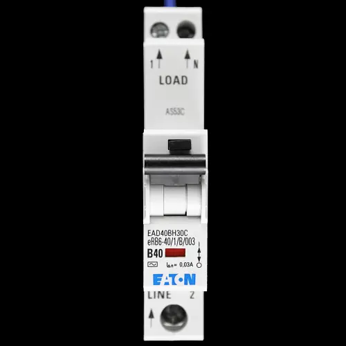 EATON 40 AMP CURVE B 6kA 30mA RCBO TYPE AC EAD40BH30C ERB6-40/1/B/003