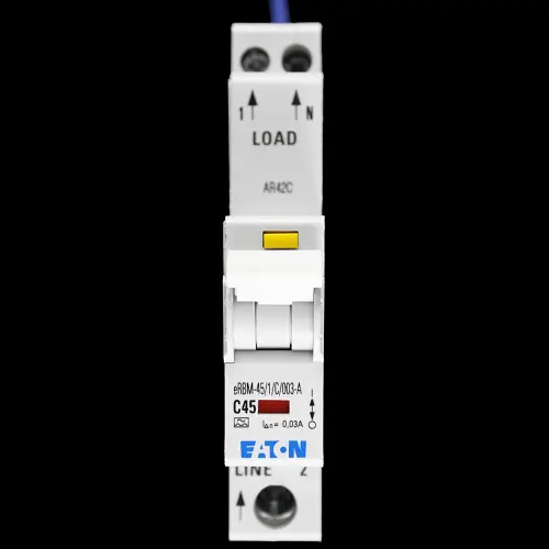 EATON 45 AMP CURVE C 10kA 30mA RCBO TYPE A EMCH145R30C ERBM-45/1/C/003