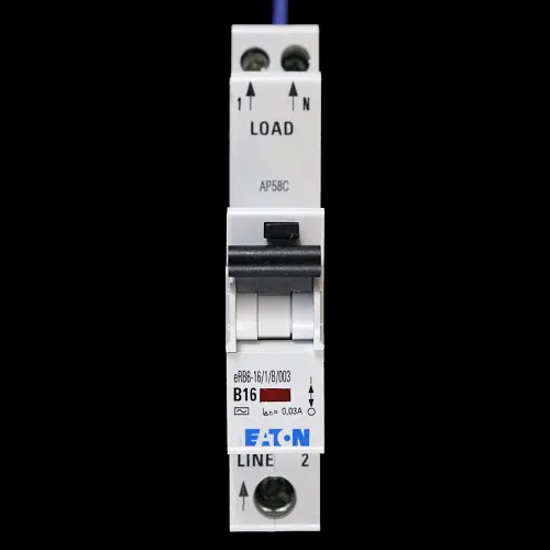 EATON 16 AMP CURVE B 6kA 30mA RCBO TYPE AC EAD16BH30C ERB6-16/1/B/003