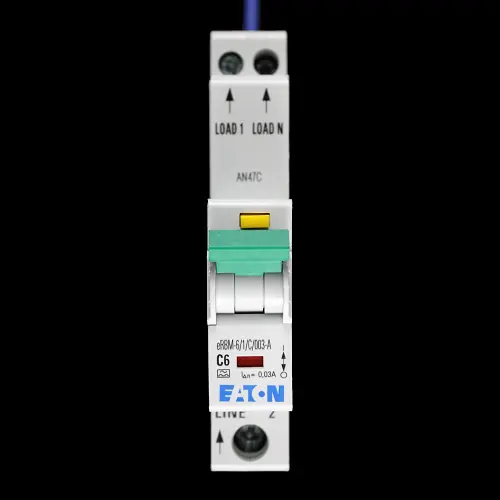 EATON 6 AMP CURVE C 10kA 30mA RCBO TYPE A EMCH106R30C ERBM-6/1/C/003