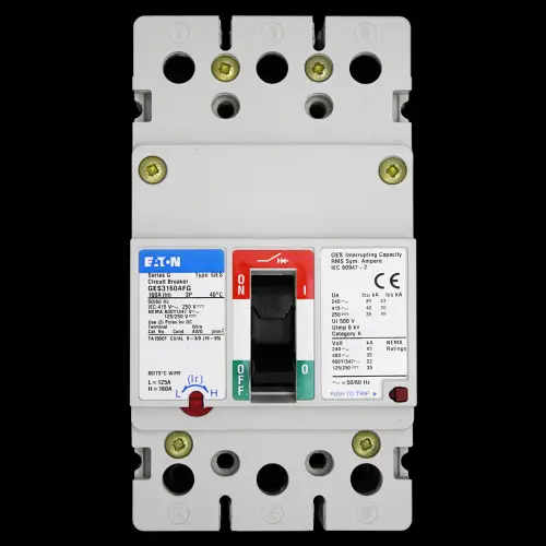 EATON 160 AMP 40kA TRIPLE POLE MCCB GES3160AFG