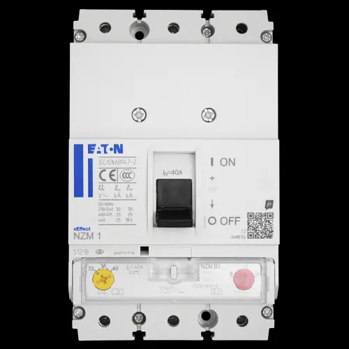 EATON 40 AMP 25kA TRIPLE POLE MCCB NZM1 NZMB1-A40