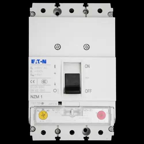 EATON 40 AMP 25kA TRIPLE POLE MCCB 690V NZM1 NZMB1-A40