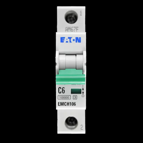 EATON 6 AMP CURVE C 10kA MCB CIRCUIT BREAKER EMCH106