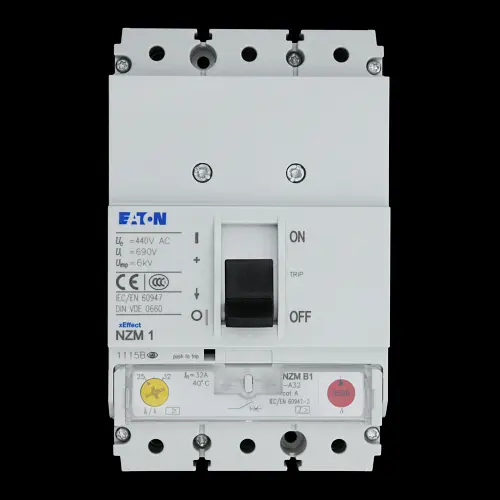 EATON 32 AMP 25kA TRIPLE POLE MCCB NZM1 NZMB1-A32