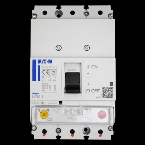 EATON 20 AMP 50kA TRIPLE POLE MCCB NZM1 NZMN1-A20
