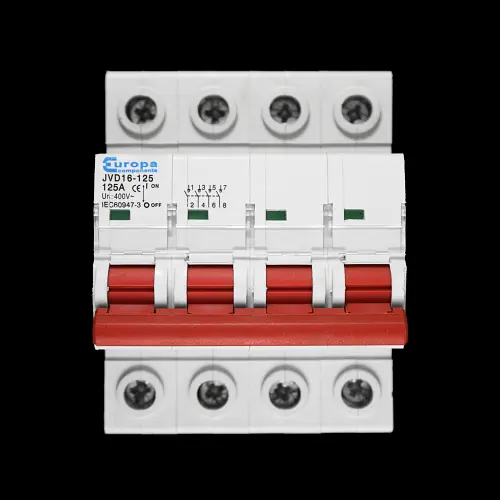 EUROPA 125 AMP FOUR POLE MAIN SWITCH DISCONNECTOR JVD16-125