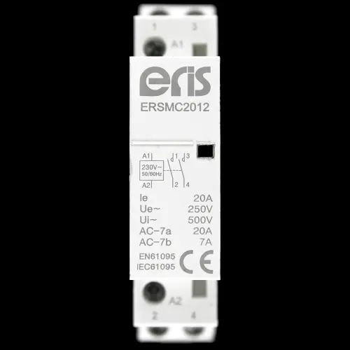 ERIS 20 AMP DOUBLE POLE NO CONTACTOR 230V COIL ERSMC2012