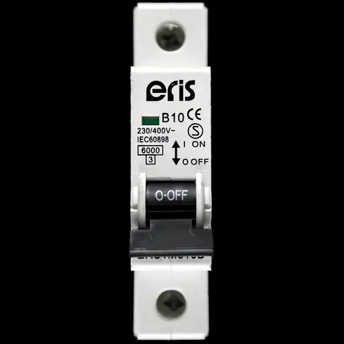 ERIS 10 AMP CURVE B 6kA MCB CIRCUIT BREAKER ERS1M610B