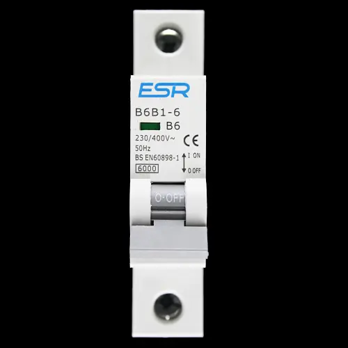 ESR 6 AMP CURVE B 6kA MCB CIRCUIT BREAKER B6B1-6