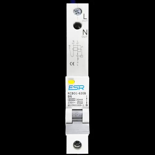 ESR 6 AMP CURVE B 6kA 30mA RCBO TYPE AC RCBO1-630B