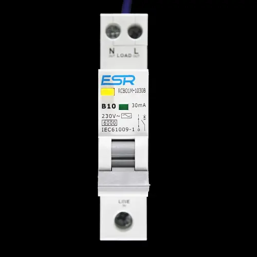 ESR 10 AMP CURVE B 6kA 30mA RCBO TYPE AC RCBO1M-1030B
